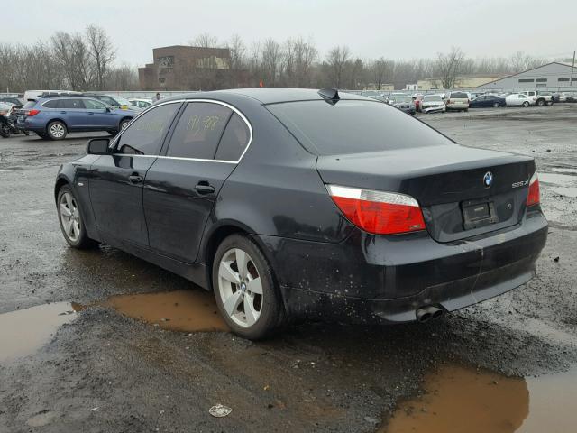 WBANF335X7CS39879 - 2007 BMW 525 XI შავი ფოტო 3
