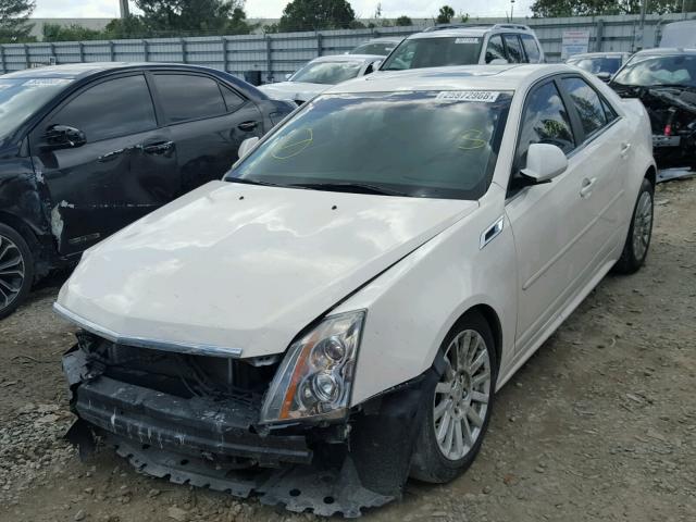 1G6DA5EY0B0167734 - 2011 CADILLAC CTS WHITE photo 2