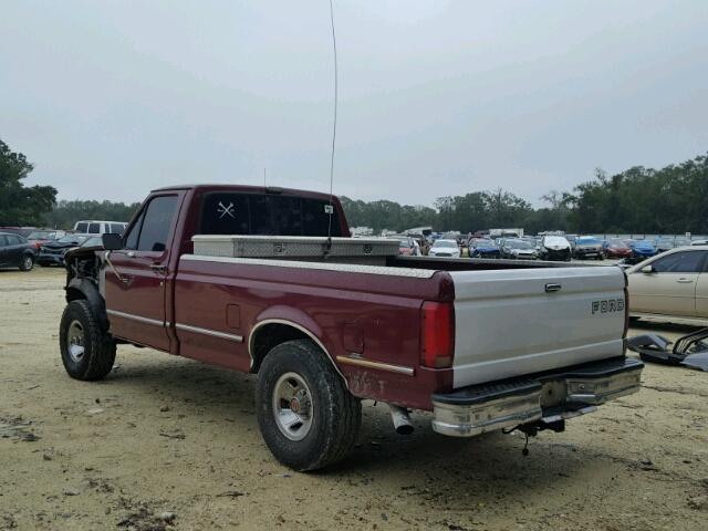 1FTEF14N3PNA31711 - 1993 FORD F150 TWO TONE photo 3