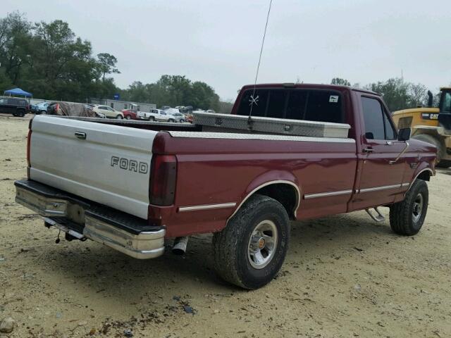 1FTEF14N3PNA31711 - 1993 FORD F150 TWO TONE photo 4