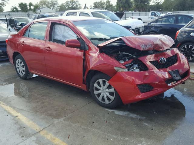 JTDBL40EX9J029905 - 2009 TOYOTA COROLLA BA RED photo 1