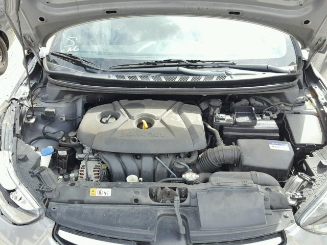 KMHDH4AE0DU549736 - 2013 HYUNDAI ELANTRA GL GRAY photo 7