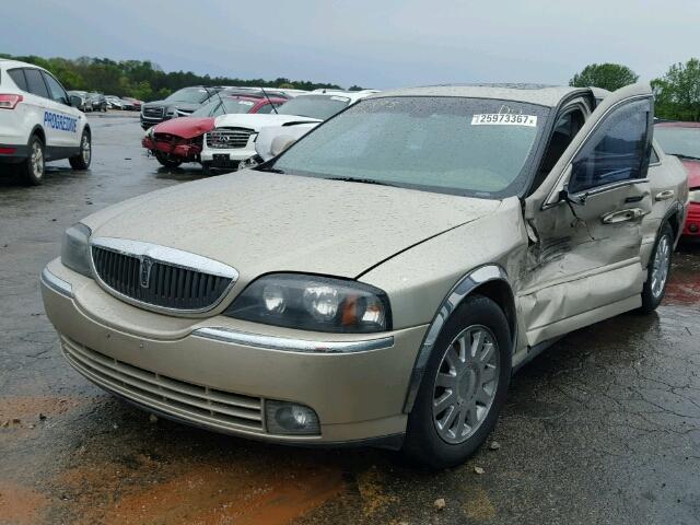 1LNHM86S04Y673419 - 2004 LINCOLN LS TAN photo 2