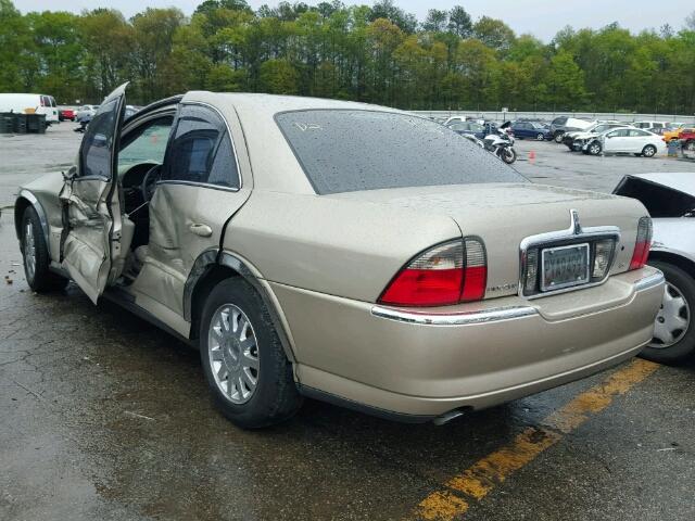 1LNHM86S04Y673419 - 2004 LINCOLN LS TAN photo 3