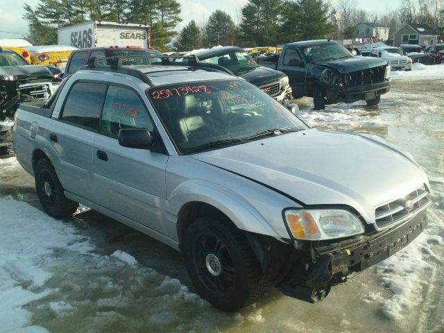 4S4BT62C067100993 - 2006 SUBARU BAJA SPORT SILVER photo 1