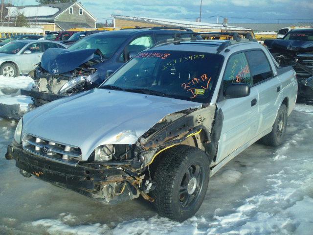 4S4BT62C067100993 - 2006 SUBARU BAJA SPORT SILVER photo 2