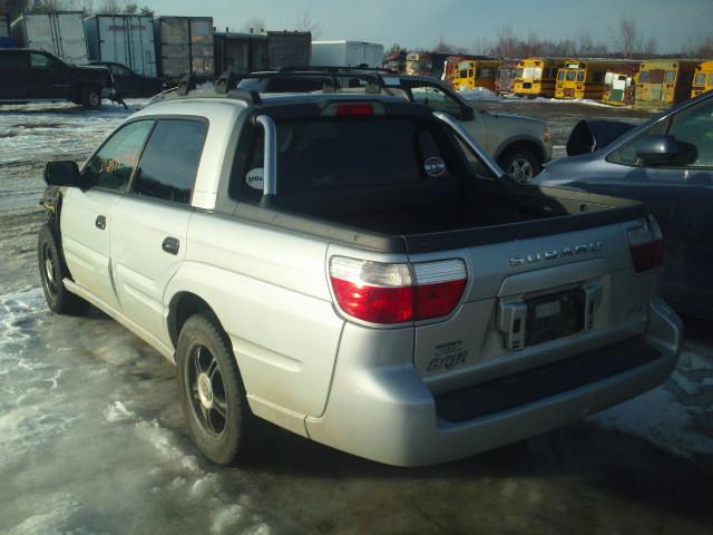 4S4BT62C067100993 - 2006 SUBARU BAJA SPORT SILVER photo 3