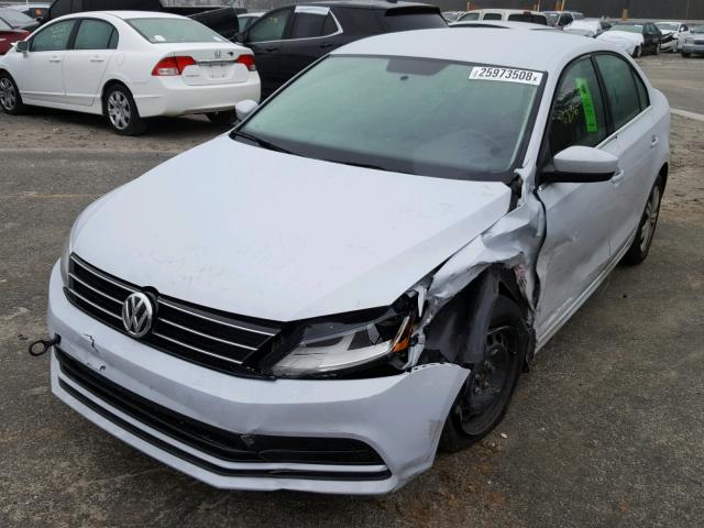 3VW2B7AJXHM374284 - 2017 VOLKSWAGEN JETTA S WHITE photo 2