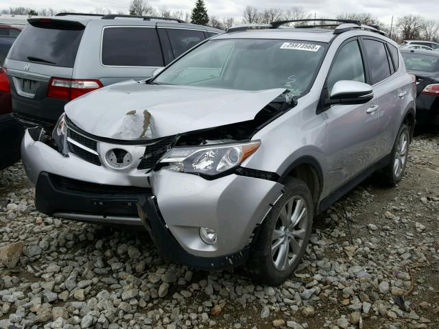 2T3YFREV2DW006491 - 2013 TOYOTA RAV4 LIMIT SILVER photo 2