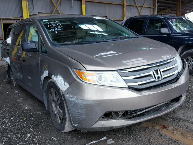 5FNRL5H29BB040521 - 2011 HONDA ODYSSEY LX BROWN photo 1