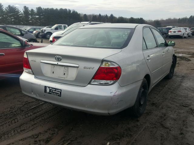 4T1BE32K85U036752 - 2005 TOYOTA CAMRY LE SILVER photo 4
