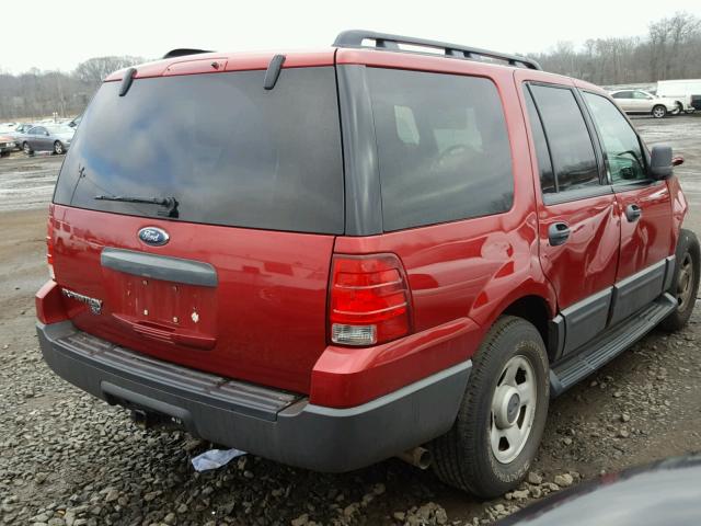 1FMPU16516LA78754 - 2006 FORD EXPEDITION RED photo 4