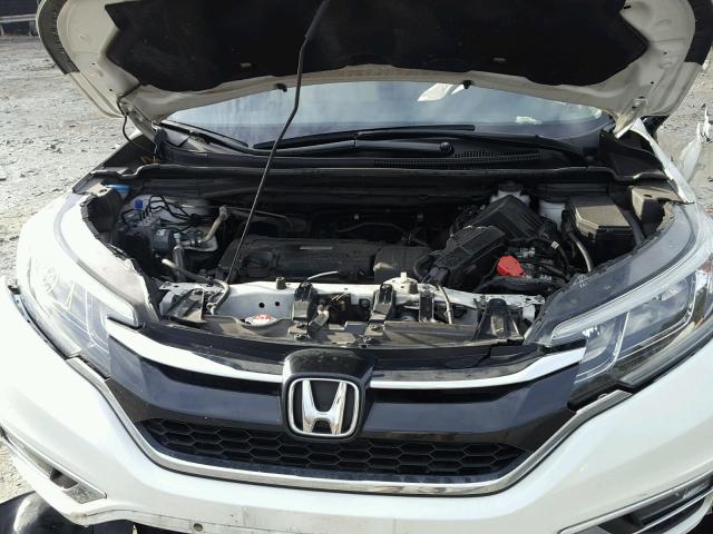 5J6RM4H79GL037460 - 2016 HONDA CR-V EXL WHITE photo 7