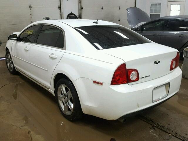 1G1ZC5EB0A4134368 - 2010 CHEVROLET MALIBU 1LT WHITE photo 3