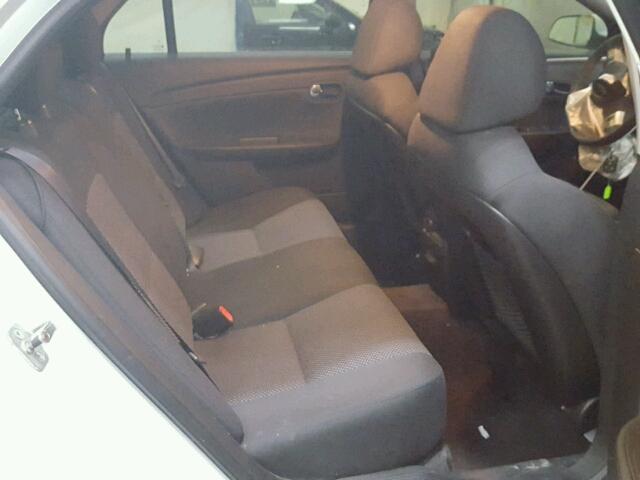 1G1ZC5EB0A4134368 - 2010 CHEVROLET MALIBU 1LT WHITE photo 6