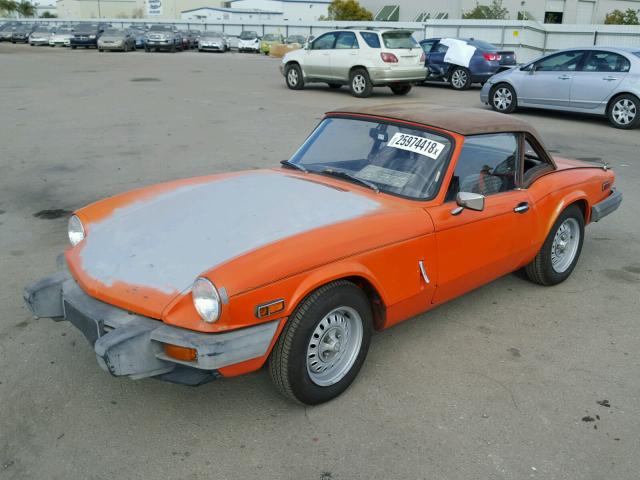 TFZDW29T000513 - 1979 TRIUMPH CAR SPITFIRE ORANGE photo 2