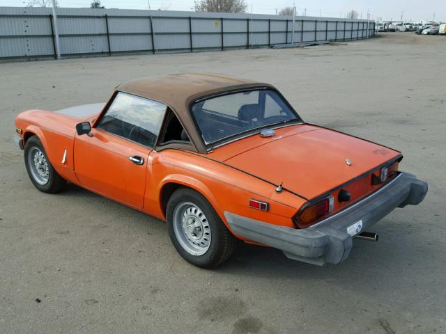 TFZDW29T000513 - 1979 TRIUMPH CAR SPITFIRE ORANGE photo 3