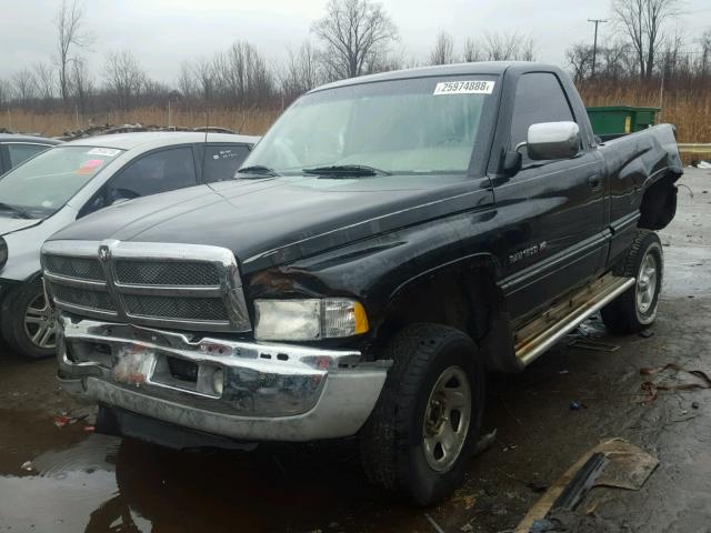 3B7HF16Y0RM537241 - 1994 DODGE RAM 1500 BLACK photo 2