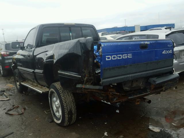 3B7HF16Y0RM537241 - 1994 DODGE RAM 1500 BLACK photo 3