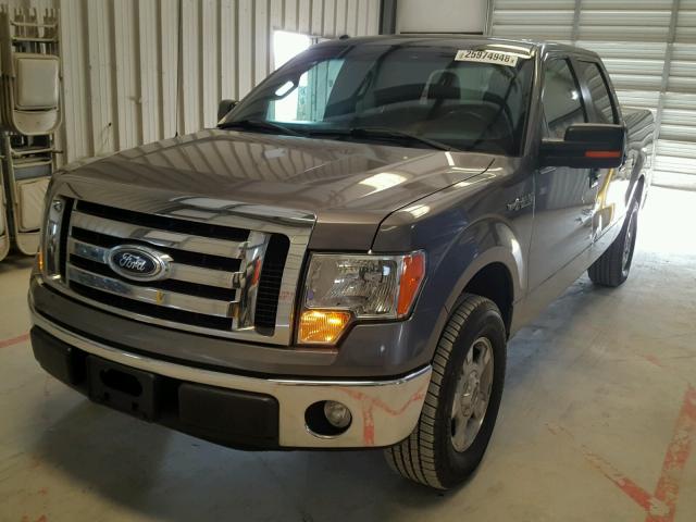 1FTFW1CF3CKD13163 - 2012 FORD F150 SUPER GRAY photo 2