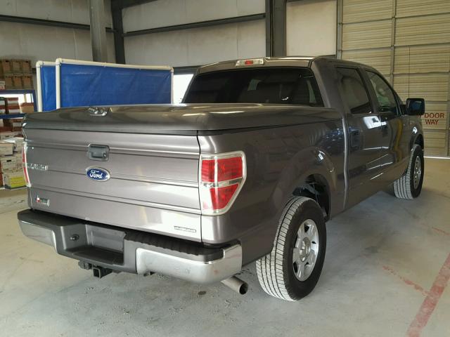 1FTFW1CF3CKD13163 - 2012 FORD F150 SUPER GRAY photo 4