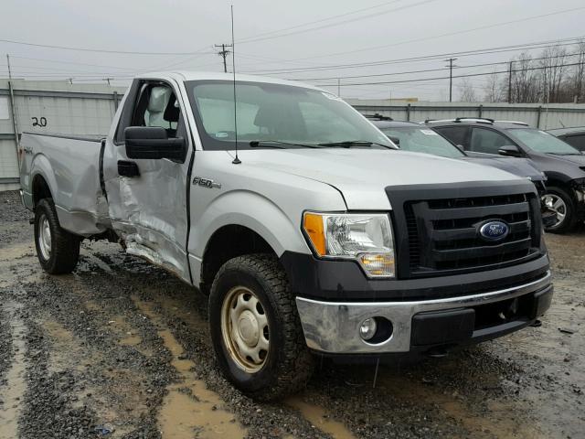 1FTNF1E8XAKE34084 - 2010 FORD F150 SILVER photo 1