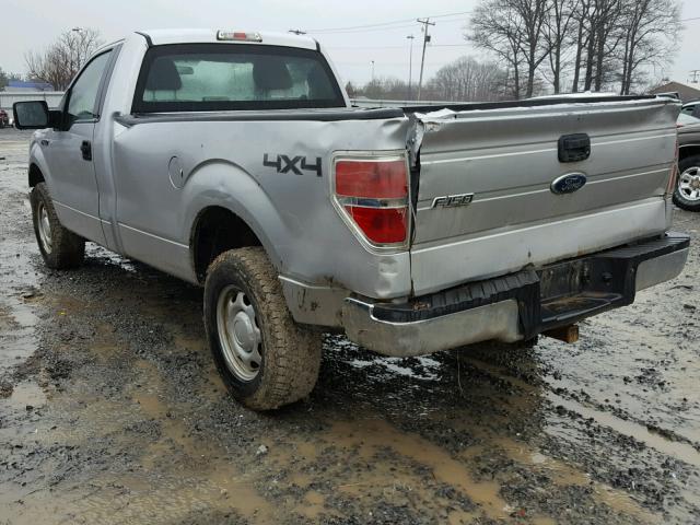 1FTNF1E8XAKE34084 - 2010 FORD F150 SILVER photo 3