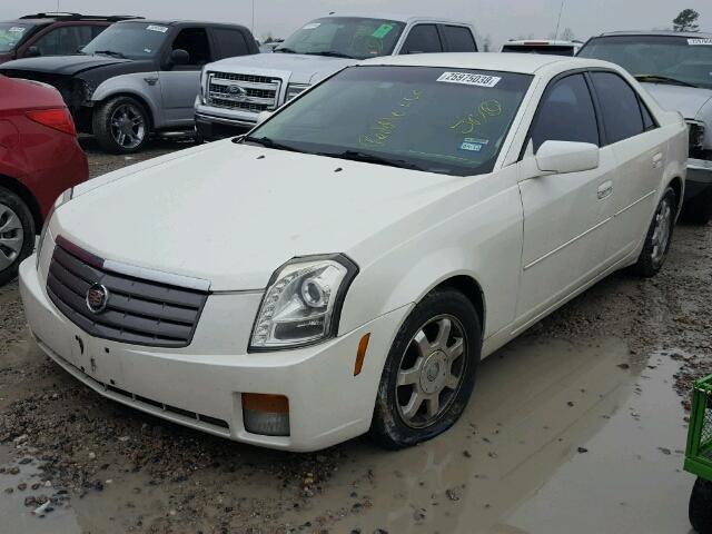 1G6DM577940188239 - 2004 CADILLAC CTS WHITE photo 2