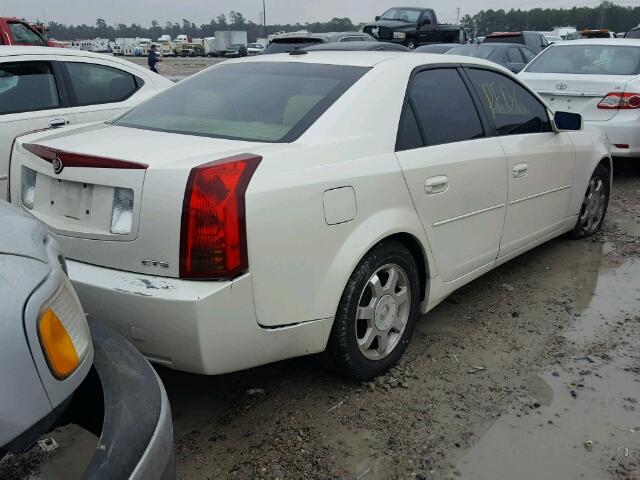 1G6DM577940188239 - 2004 CADILLAC CTS WHITE photo 4