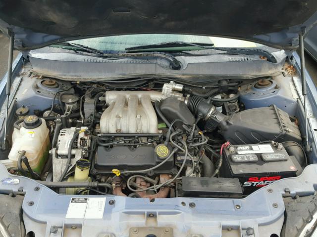 1FAFP5226YG166792 - 2000 FORD TAURUS LX BLUE photo 7