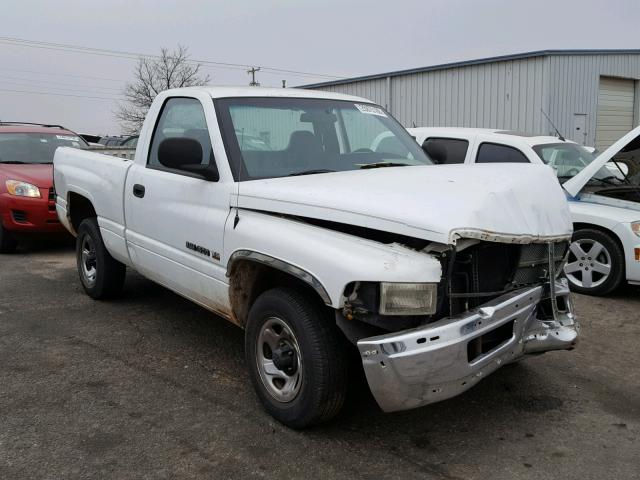 1B7HC16X4WS702582 - 1998 DODGE RAM 1500 WHITE photo 1