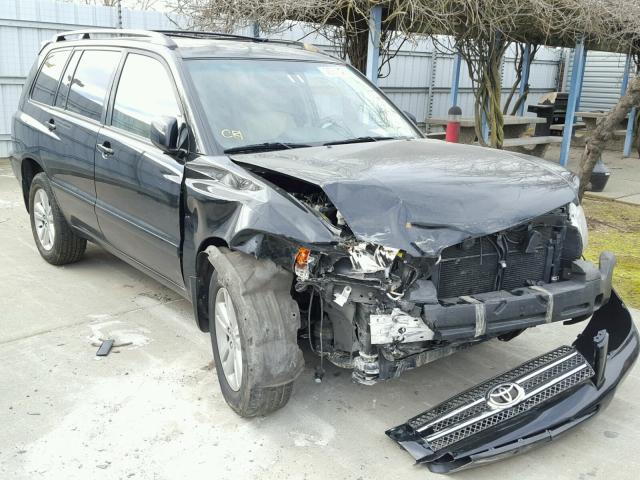 JTEGW21A670017147 - 2007 TOYOTA HIGHLANDER BLACK photo 1