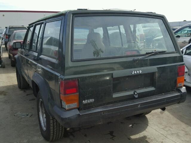 1J4FT28S7SL572276 - 1995 JEEP CHEROKEE S BROWN photo 3