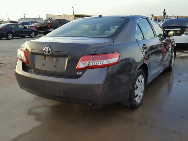 4T1BF3EK1BU159121 - 2011 TOYOTA CAMRY BASE GRAY photo 4