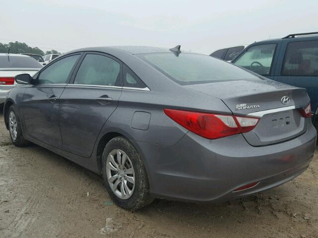 5NPEB4AC1BH226232 - 2011 HYUNDAI SONATA GLS GRAY photo 3