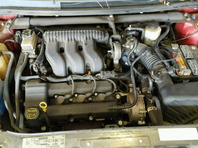 1FAHP25146G175577 - 2006 FORD FIVE HUNDR BURGUNDY photo 7