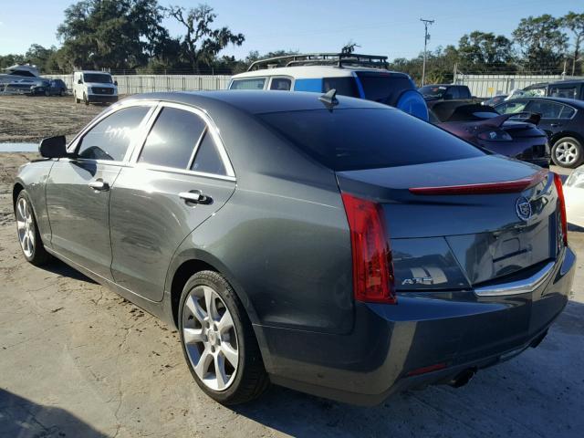 1G6AA5RXXE0167328 - 2014 CADILLAC ATS GRAY photo 3