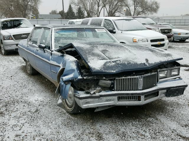 1G2AN69N5BX103002 - 1981 PONTIAC BONNEVILLE BLUE photo 1