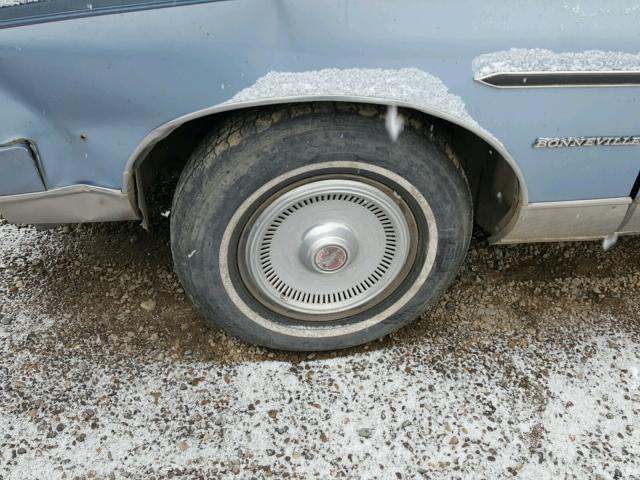 1G2AN69N5BX103002 - 1981 PONTIAC BONNEVILLE BLUE photo 10