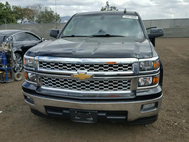 3GCPCREC1FG330750 - 2015 CHEVROLET SILVERADO BLACK photo 9