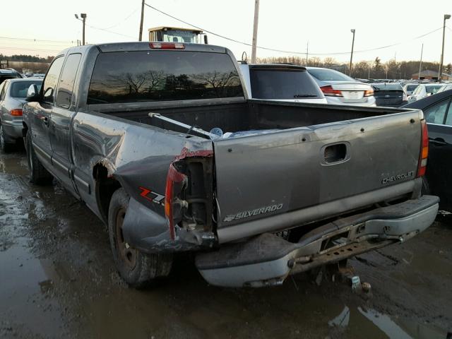 2GCEK19T221368481 - 2002 CHEVROLET SILVERADO GRAY photo 3