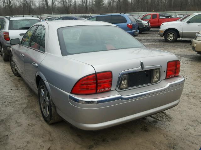 1LNHM87A12Y708794 - 2002 LINCOLN LS SILVER photo 3