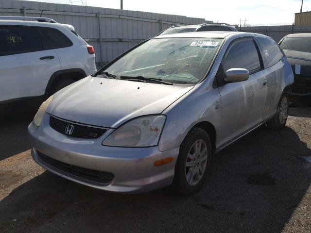 SHHEP33582U309793 - 2002 HONDA CIVIC SI SILVER photo 2