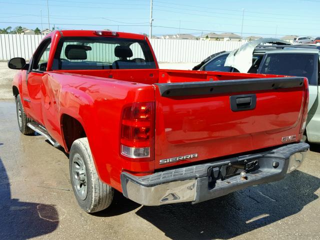 1GTEC14X48Z286114 - 2008 GMC SIERRA C15 RED photo 3