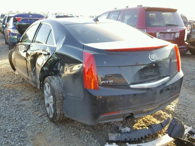 1G6AA5RA9E0164500 - 2014 CADILLAC ATS BLACK photo 3