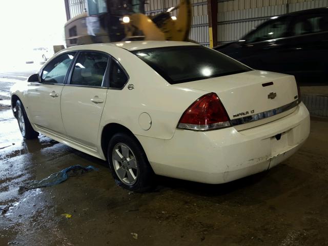 2G1WT57K991228255 - 2009 CHEVROLET IMPALA 1LT WHITE photo 3