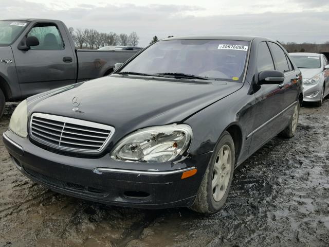 WDBNG70J1YA073515 - 2000 MERCEDES-BENZ S 430 BLACK photo 2