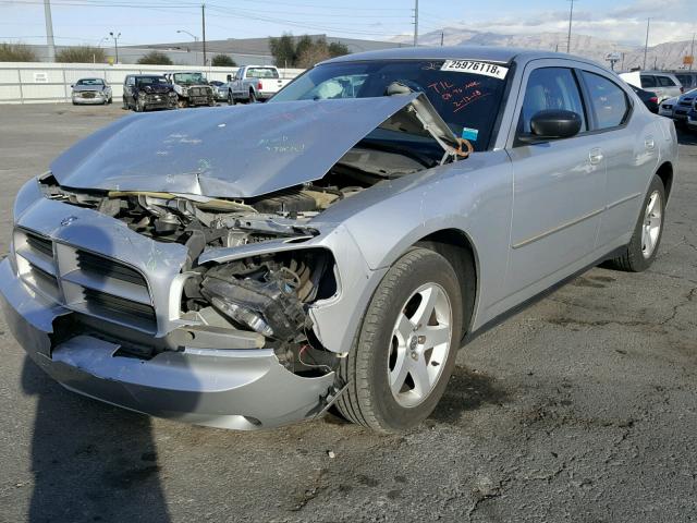 2B3KA43R87H819210 - 2007 DODGE CHARGER SE GRAY photo 2