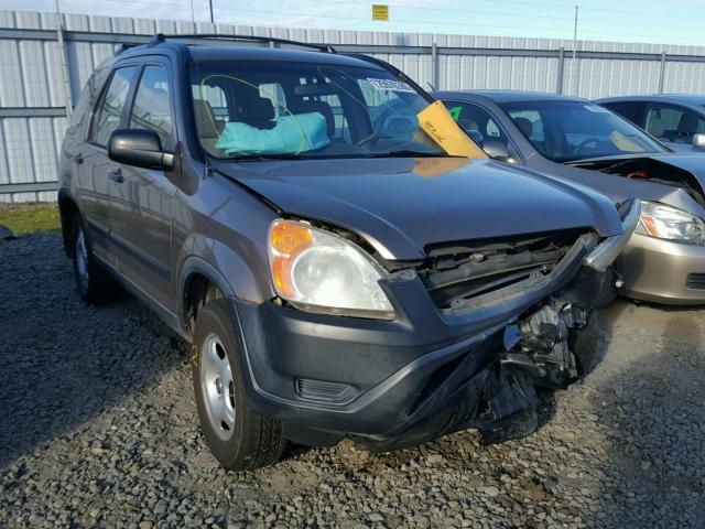 JHLRD78414C040218 - 2004 HONDA CR-V LX BROWN photo 1