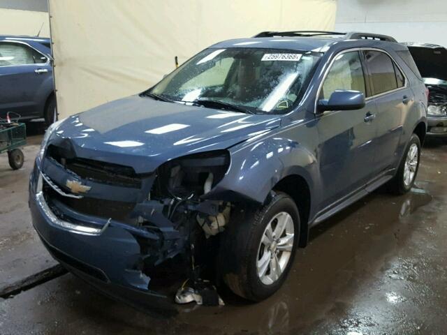 2CNALDEC0B6323038 - 2011 CHEVROLET EQUINOX LT BLUE photo 2